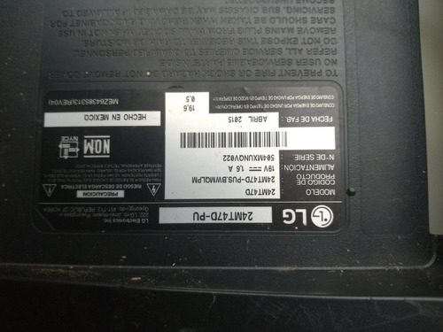 Main LG 24mt47d (Usado)