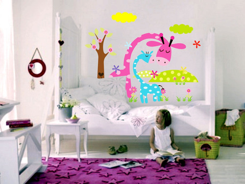 Vinilo Decorativo Infantil Animales Jirafas Wall Stickers