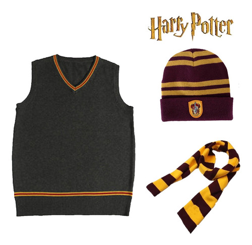 Chaleco+gorro+bufanda De Halloween De Slytherin Ravenclaw 20