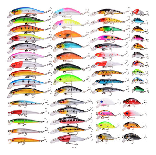 Aorace 56 Señuelos De Pesca De Cebo Duro Grande Minnow Vib C