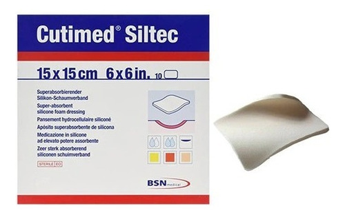 Gasa espuma de silicon BSN 7328503 de 15cm x 15cm en pack de 10 x 15u