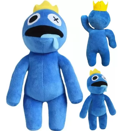 Boneco Pelucia Blue Babão Rainbow Friends Brinquedo Personagem