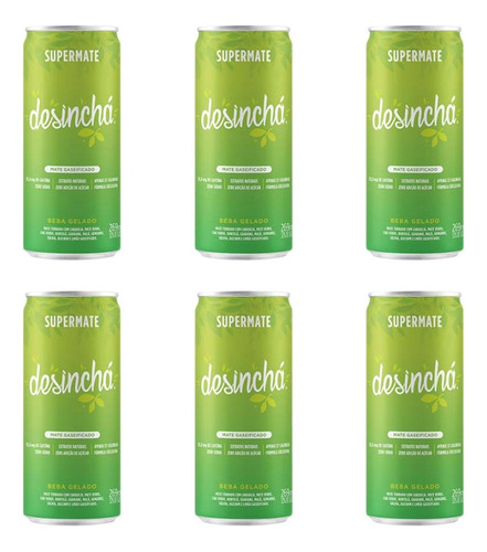 Desinchá Supermate Gaseificada Lata 269ml Shrink (6 Und)