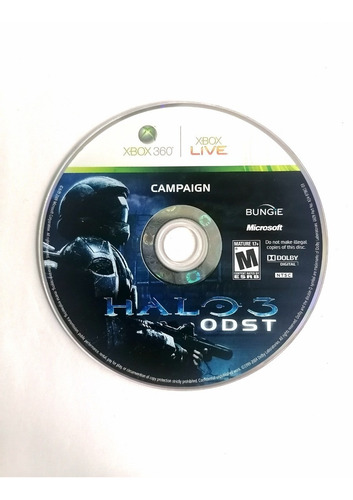 Halo 3 Odst Xbox 360 Totalmente En Español (Reacondicionado)