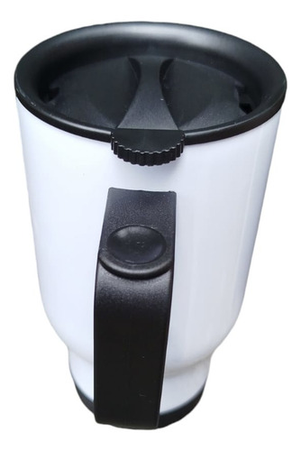 Termo Cafetero Club Deportivo Toluca Personalizable 14 Oz. Blanco Toluca