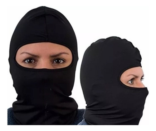 Balaclava Touca Ninja Moto Ciclismo Para Frio Sol Cor Preto