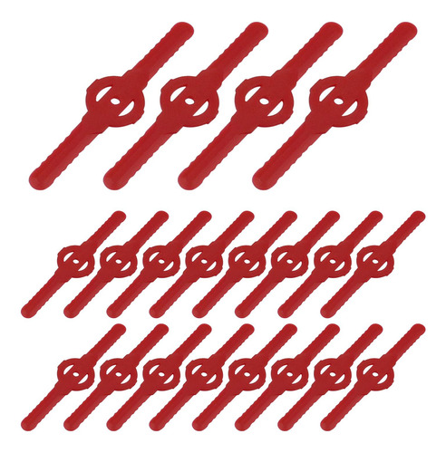 3 X 3x20pcs Brusher Cutter For Electric Cordless Mower 3 Pcs