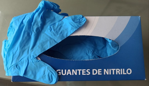 Guantes De Nitrilo Azul