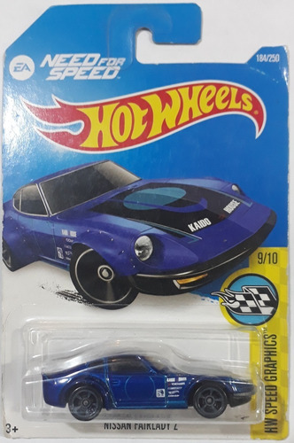 Hot Wheels Nissan Fairlady Z #184 Need For Speed Un Lujo!