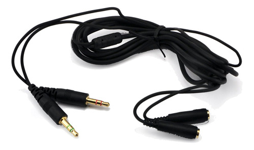 Ougual Cable De Extension De Audio Para Microfono, 2 Enchufe
