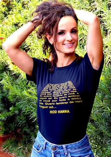 Camiseta Seguir Só Rod Hanna Feminina
