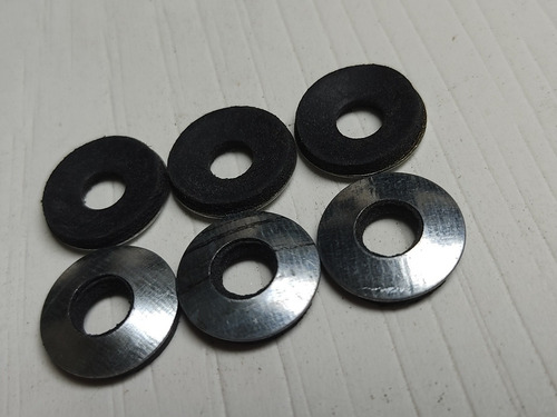 Imagen 2 de 4 de Arendela Metal/goma Para Fijar Techos Neopreno Pakc100
