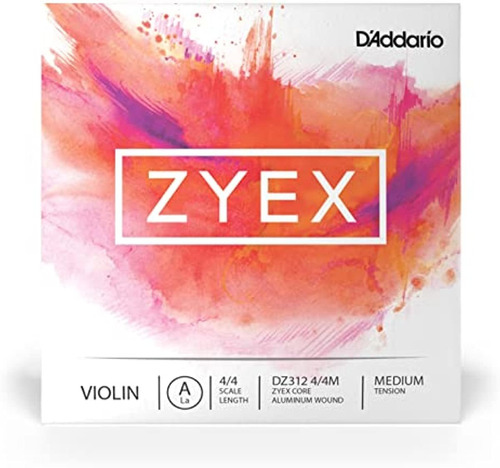 D Y Apos; Serie Addario Zyex Violin Una Cadena