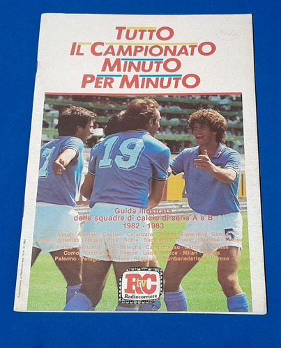 Guía Ilustrada Sobre El Fútbol Italiano 1982/83 