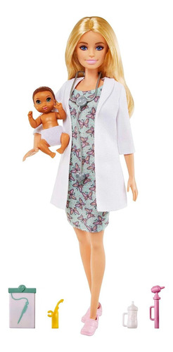 Barbie Profesiones Carreer Doctora Pediatra Original