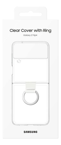 Funda Oficial Para Galaxy Para Galaxy Z Flip 4 Clear