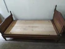Comprar Cama Antigua Una Plaza Respaldos Labrados Parrilla Entera