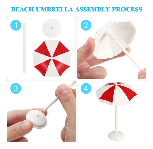 1 Set Mini Furniture Model Mini House Swim Ring Mini Swim Po
