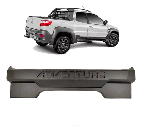 Moldura Parachoque Traseiro Fiat Strada Adventure 2014/ Orig
