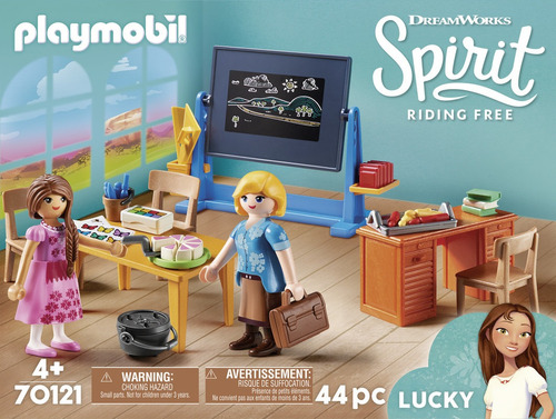Juego Playmobil Spirit Salón De Clases Maestra Flores 44 Pzs Cantidad de piezas 45