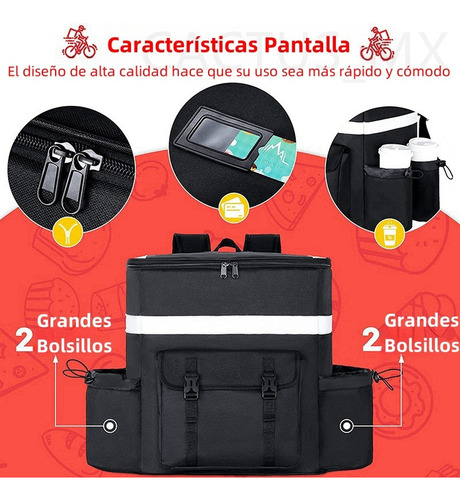 Mochila Térmica Multifuncional Delivery Backpack Repartidor