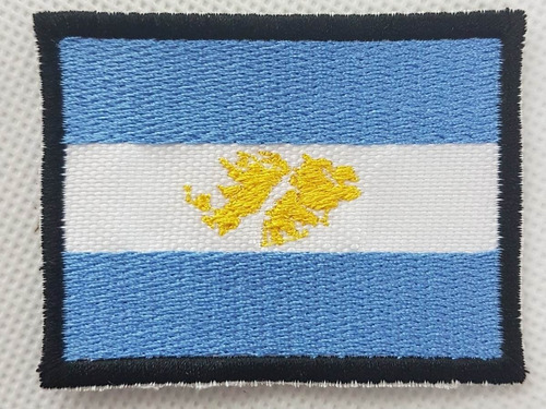 Parche - Aplique Bandera Argentina Con Malvinas