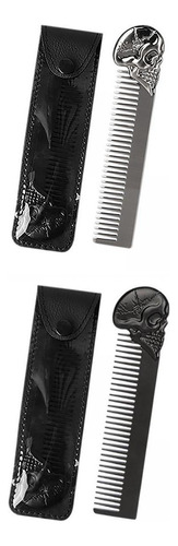 Peine De Barba Fresco Para Hombres Peine De Bolsillo Dientes