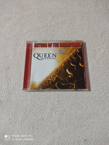 Queen + Paul Rogers Return Of The Champions Cd Doble 