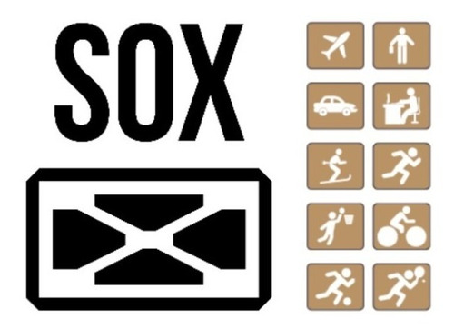 Medias Compresión Sox 8 15 Baja Viaje Trabajo Descanso