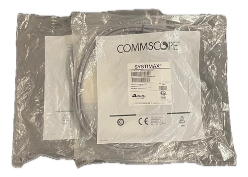 Patch Cord Cat6a Commscope Systimax 7 Feet Cinza