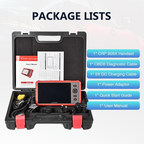 Imagen 3 de 9 de Escaner Automotriz Launch Crp909x 15 Funciones Crp909 Obd2