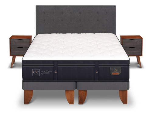 Cama Europea King Cic Super Premium + Set Eufrates 