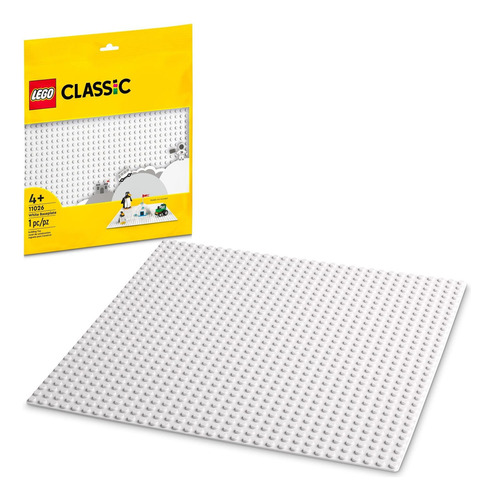 Producto Generico - Lego Placa Base Blanca Clásica  - Jueg.