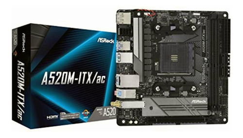 Asrock A520m-itx/ac Soporta La Tercera Generación Amd Am4