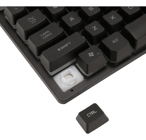 Teclado Para Juegos Con Cable, 87 Teclas, Ergonómico, Retroi