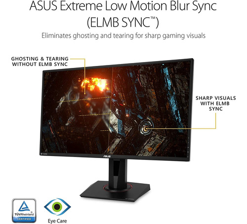 Monitor Gamer Asus Tuf Vg27aq 27 2k Hdr, 165-144hz, 1ms Ips