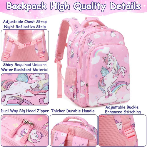 Meisohua Mochila Para Niñas Mochila Unicornio Para Niñas Moc