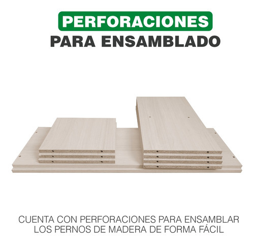 Organizador De 6 Cubos Armable Estilo Minimalista Color Toscana