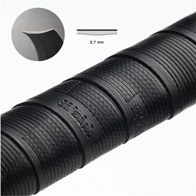Fita De Guidão Fizik Vento Solocush Tacky Preta 2.7mm