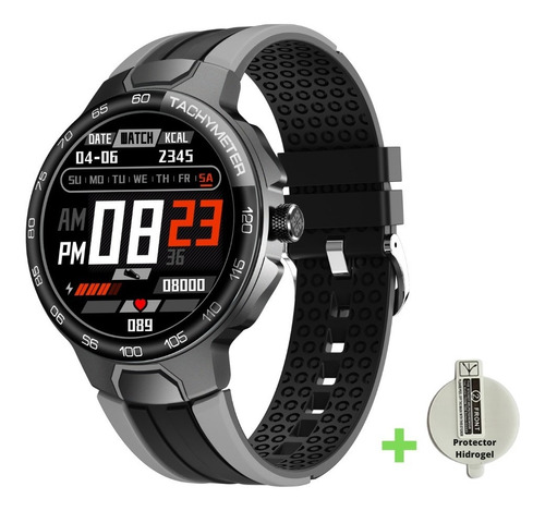 Imagen 1 de 8 de Reloj Smartwatch E15 Hombremujer Sumergible Para Android Ios