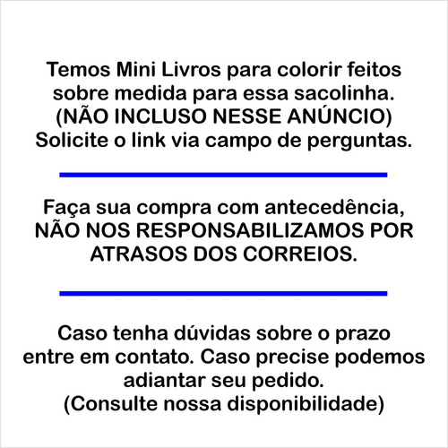 10 Sacolinhas Personalizada Festa Aniversário Pkxd