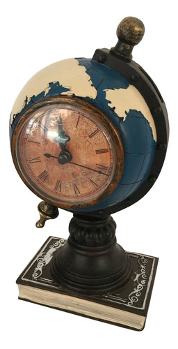 Reloj De Mesa Globo Terraqueo