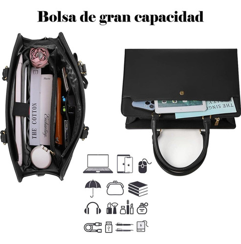 D Bolsa Para Laptop Mujer, Bolso Para Mujer De Pu 15,6