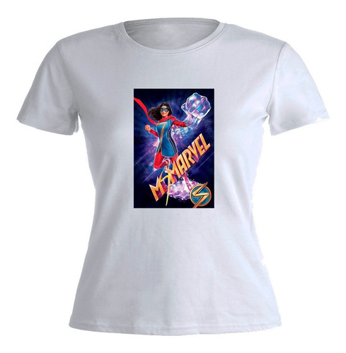 Remera Mujer Algodón Ms. Marvel