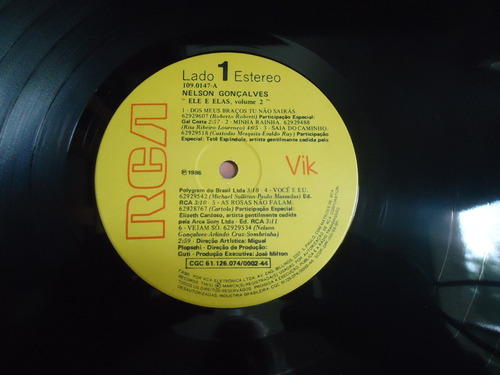 Lp Nelson Gonçalves Ele & Elas Vol 2 / Mpb (b2) (Usado)