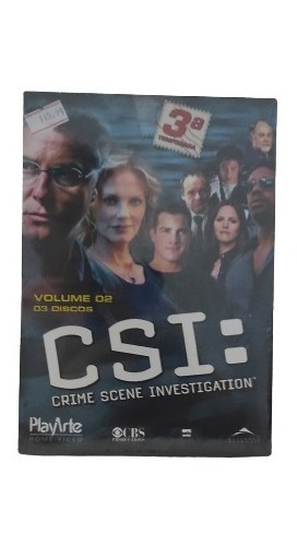 Dvd Crime Scene Investigation*/3 Temporada Vol.2 ( Lacrado )
