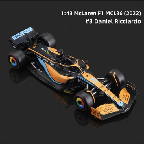 2024 Mclaren F1-mcl36 #3 Daniel Ricciardo Fórmula Coche