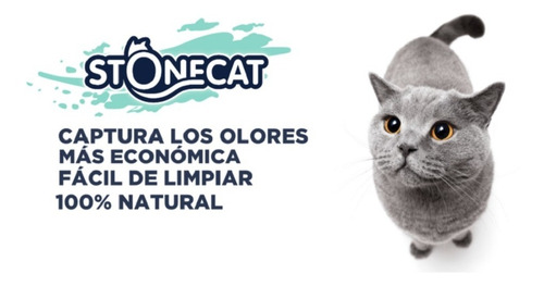 Imagen 6 de 10 de Piedritas Sanitarias Stonecat Aglomerante Por 4 Kg