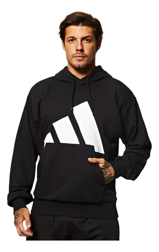 Moletom Masculino Essentials Big Logo Capuz adidas