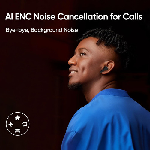 Auriculares Inalámbricos Con Cancelación De Ruido Realme T11